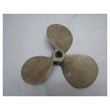 Solid Bronze Boat Propeller 3-Blade Design