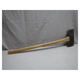 Double-Bit Axe with Wooden Handle