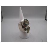Size 8 - 925 Marked Sterling Silver Ring
