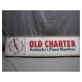 1960s-1970s Old Charter Bourbon Sign
