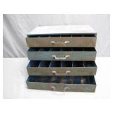 Multi-Drawer Metal Organizer With Dividers