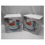 Tangiers Turquoise 16-Piece Dinnerware Sets