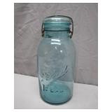 Ball Ideal Aqua Glass Mason Jar