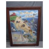 Framed Map of St. Mary
