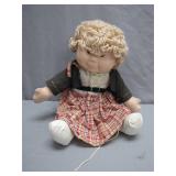 Cabbage Patch Doll in Plaid Dress