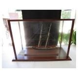 Baltimore Clipper Model in Glass Display