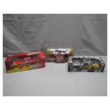 Three Die-Cast NASCAR Model Cars