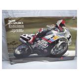 Team Suzuki Endurance Poster Signed by Rider