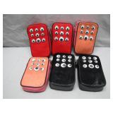Six Hair-On Pouches with Googly Eyes