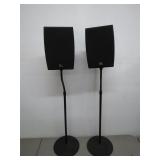 JBL Speakers on Adjustable Stands