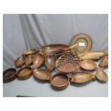 Hand-Carved Wooden Tableware