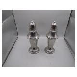 Garder Pewter Salt and Pepper Shakers