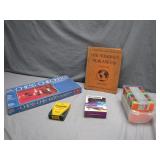 Eclectic Lot of Games, Book, and Vintage Items