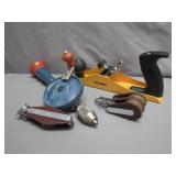 Tools Including Drills, Planes and Pulleys