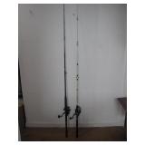 Two Fishing Rod and Reel Combos