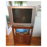 Sony WEGA TV on Cart With Accessories
