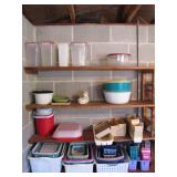 Estate Lot of Kitchenware and Containers