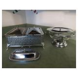 Three Silver-Plated Serving Dishes