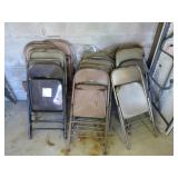 17 Foldable Metal Chairs