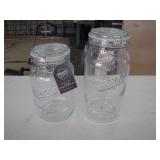 Large Mason Clamp Jars for Storage