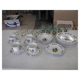 Beautiful Butterfly Dish Set