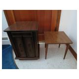 Wooden Tables with Storage Cabinet