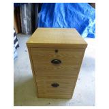Compact Lockable 2-Drawer File Cabinet