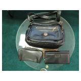 Black Purse Set With Accessories