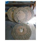 4 Handmade Christmas Wreath Circles