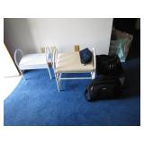 Modern White Benches with Bags Collection