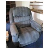 Classic Lazy Boy Recliner in Blue Finish