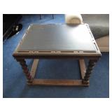 Wooden Table With Spindled Legs