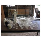 Crystalware and Ceramic Items Lot
