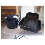Blue Speckled Enamel Cookware