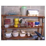 Estate Lot of Kitchen Containers and Wares