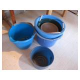 Four Durable Utility Buckets