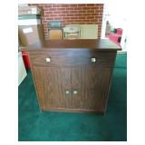 Mid-Century Cabinet With Hidden Bar Feature