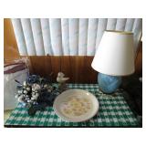Home Decor Lot with Lamp and Decor Pieces