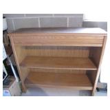 Classic Wooden Bookshelf, 44 x 40 x 14 in.