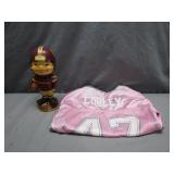 Chris Cooley Jersey and Redskins Bobblehead Set