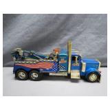 Die-Cast Tow Truck with Patriotic Decals