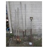 Rustic Farm and Garden Tools