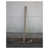 Sturdy Wood-Handled Pickaxe