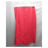 Red Pencil Skirt with Classic Design