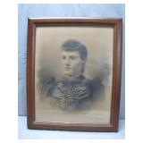 Framed Portrait of Elizabeth Cramer Hawke
