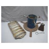 Corn Stick Mold and Cast Iron Tools Set