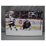 Autographed Hockey Action Photo