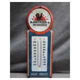 Antique Archaeology Thermometer Tin Base