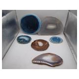 Polished Stone Slab Coasters