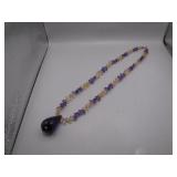 14K SF Jeweled Statement Necklace
